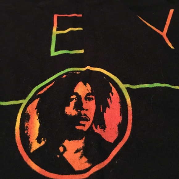 bob marley graphic t shirt sz. s - Picture 2 of 5